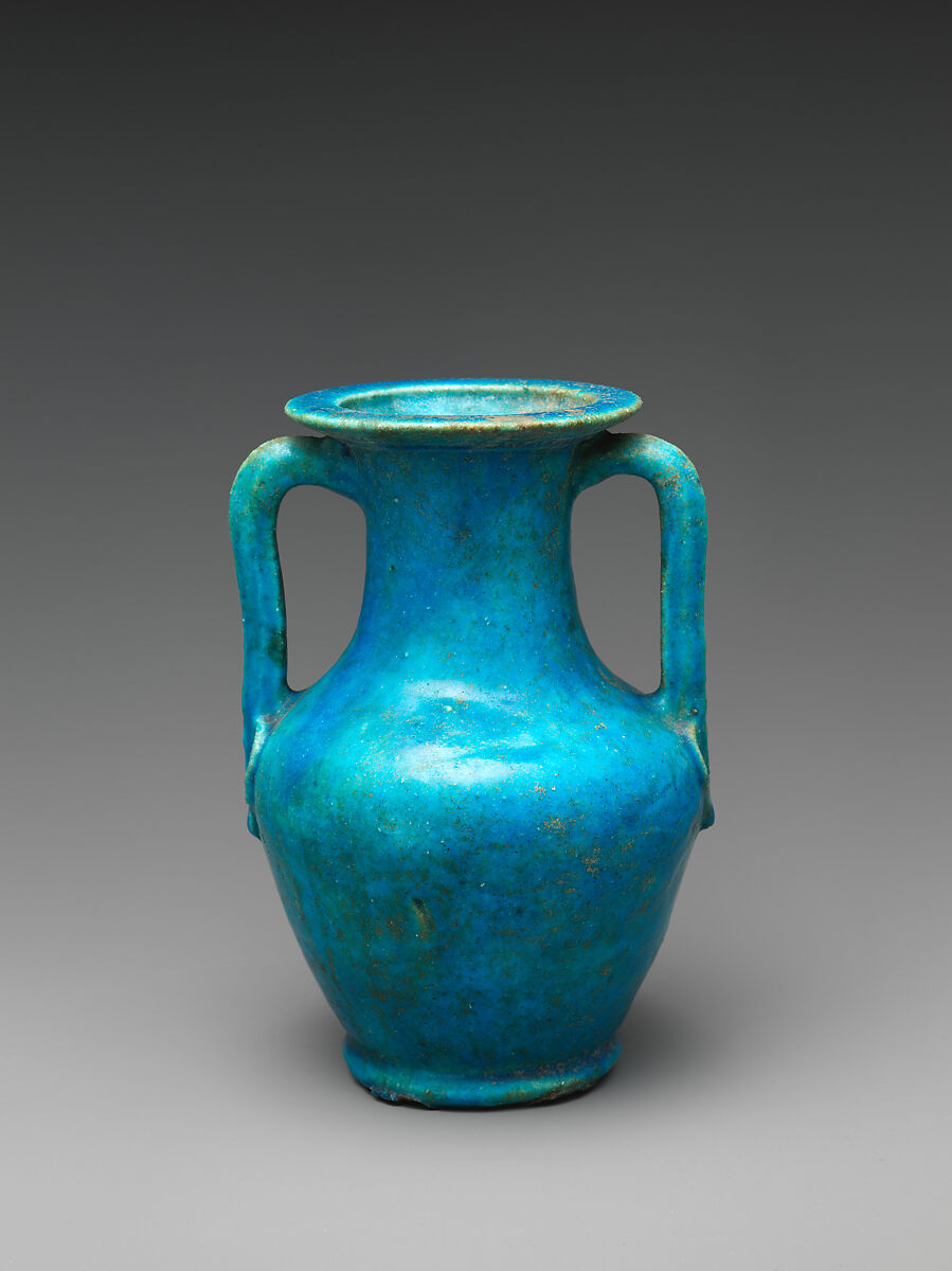 Two-Handled Amphora, Faience