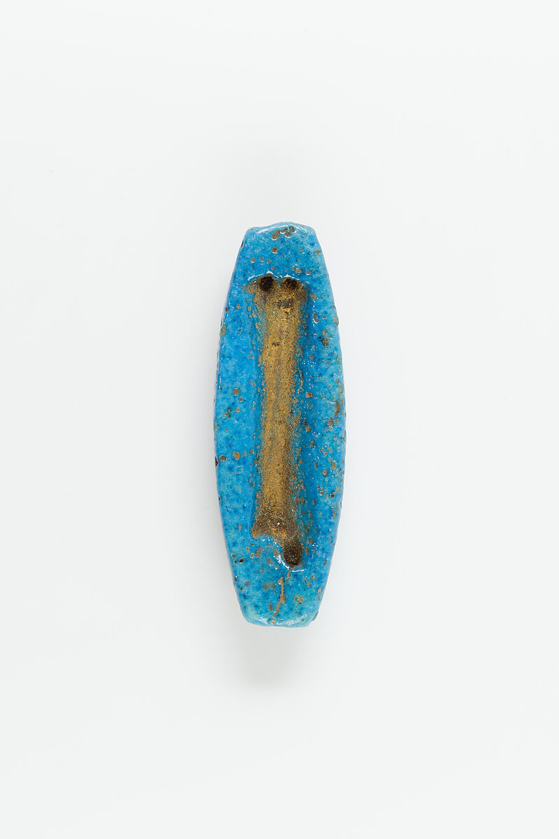 Bead with Royal Name, Faience