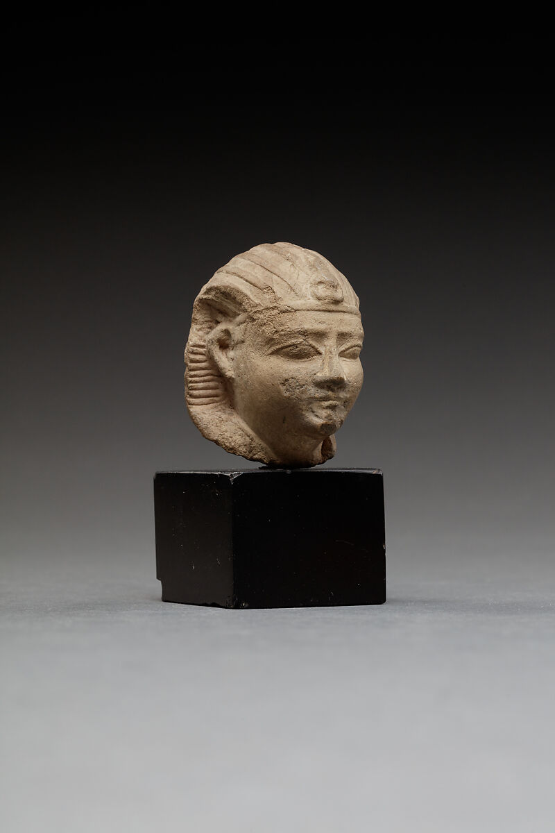 Head of a King Wearing the Nemes, Limestone