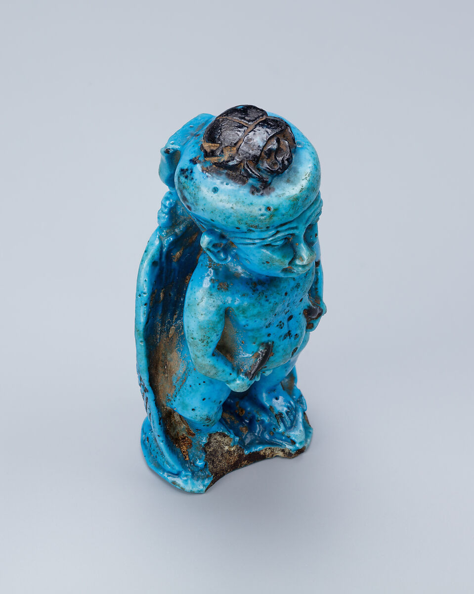 Pataikos Amulet, Faience