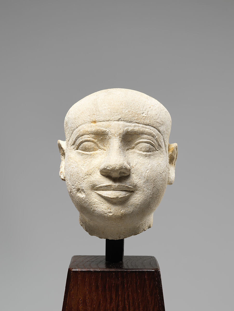 Male Head, Probably from a Serving Statue | Old Kingdom | The ...