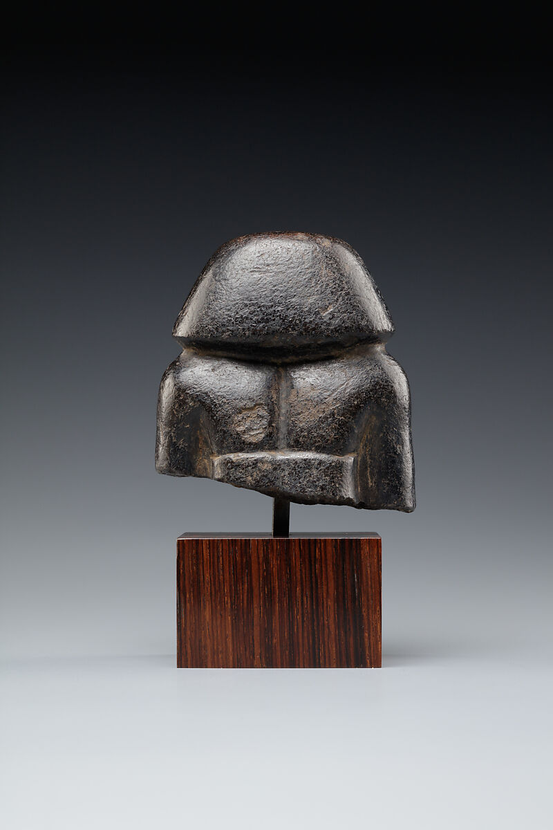 Head and Upper Torso of a Seated Official, Steatite or serpentinite