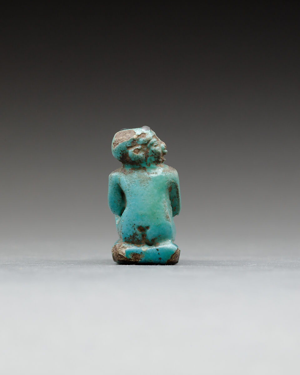 Macrophallic Figurine, Faience