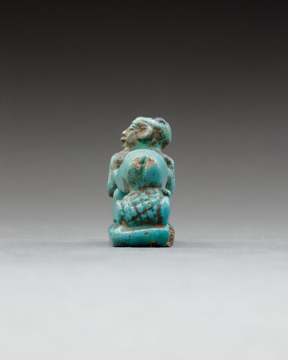 Macrophallic Figurine, Faience