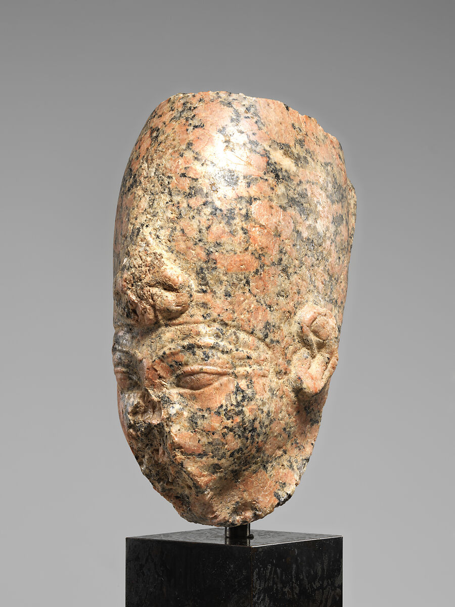 Head of Amenhotep III Wearing the White Crown, Granite