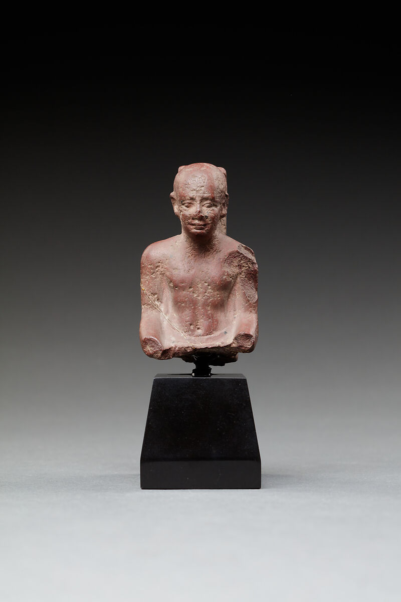 Statuette of Imhotep, Red quartzite