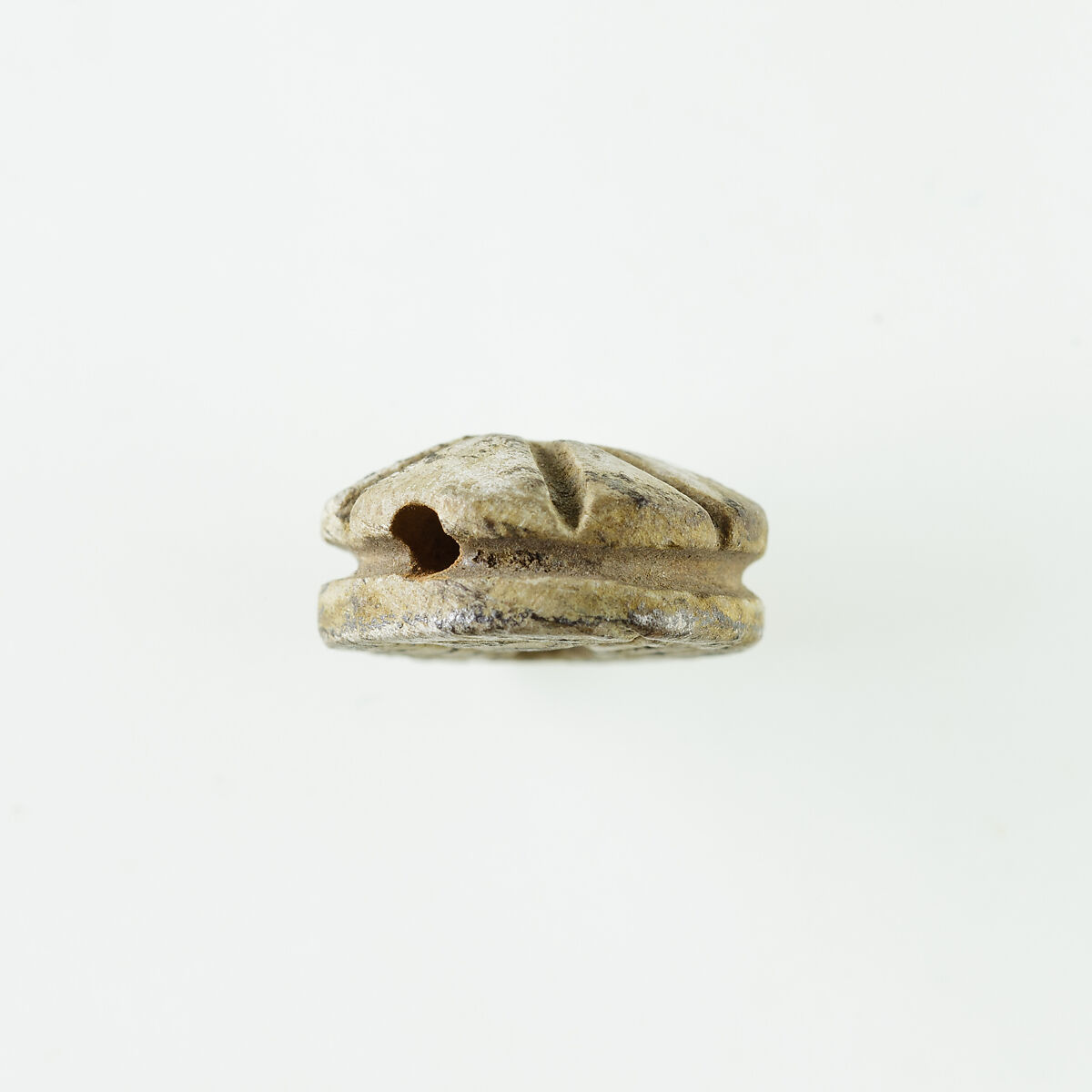 Rosette Stamp Seal with Striding Lion, Glazed steatite