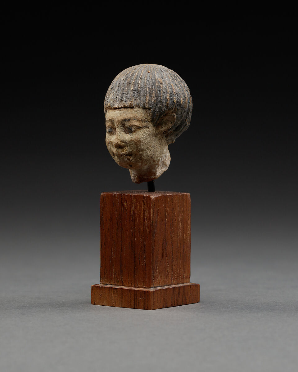 Head of a Woman, Faience (?)