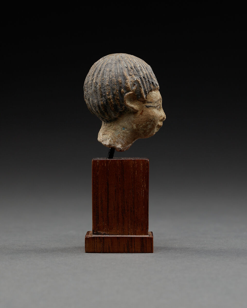 Head of a Woman, Faience (?)