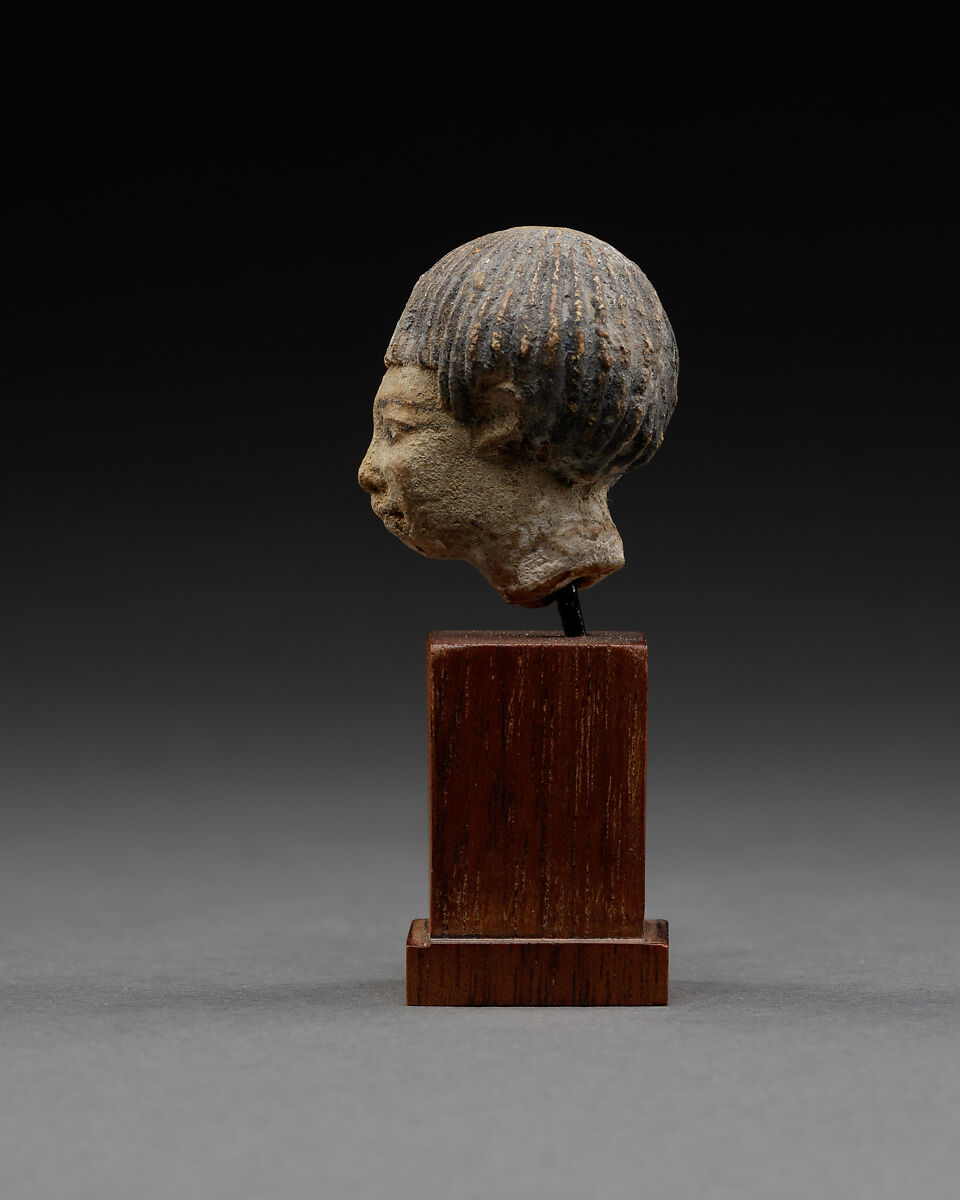 Head of a Woman, Faience (?)