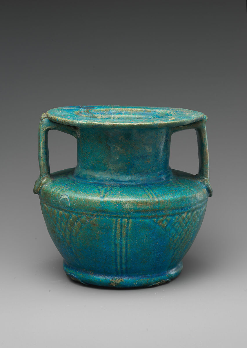 Two-handled Jar, Faience