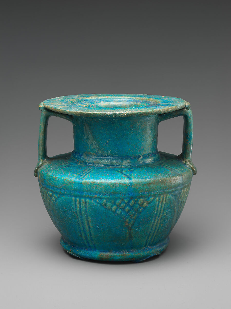 Two-Handled Jar, Faience 