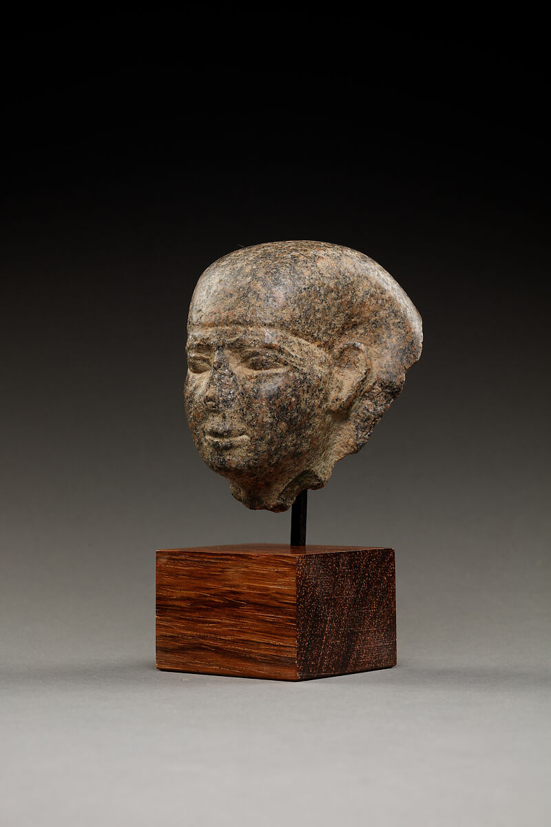 Head of a Man, Probably granite