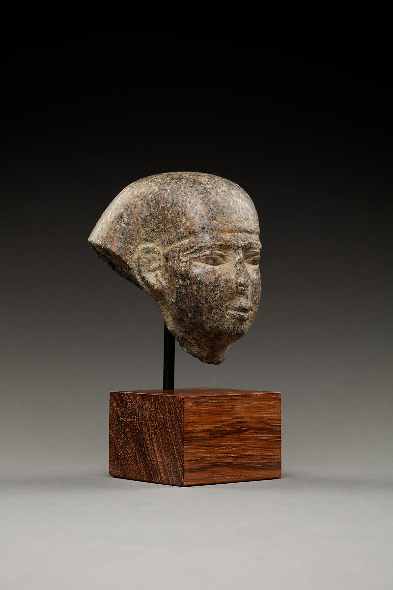 Head of a Man, Probably granite