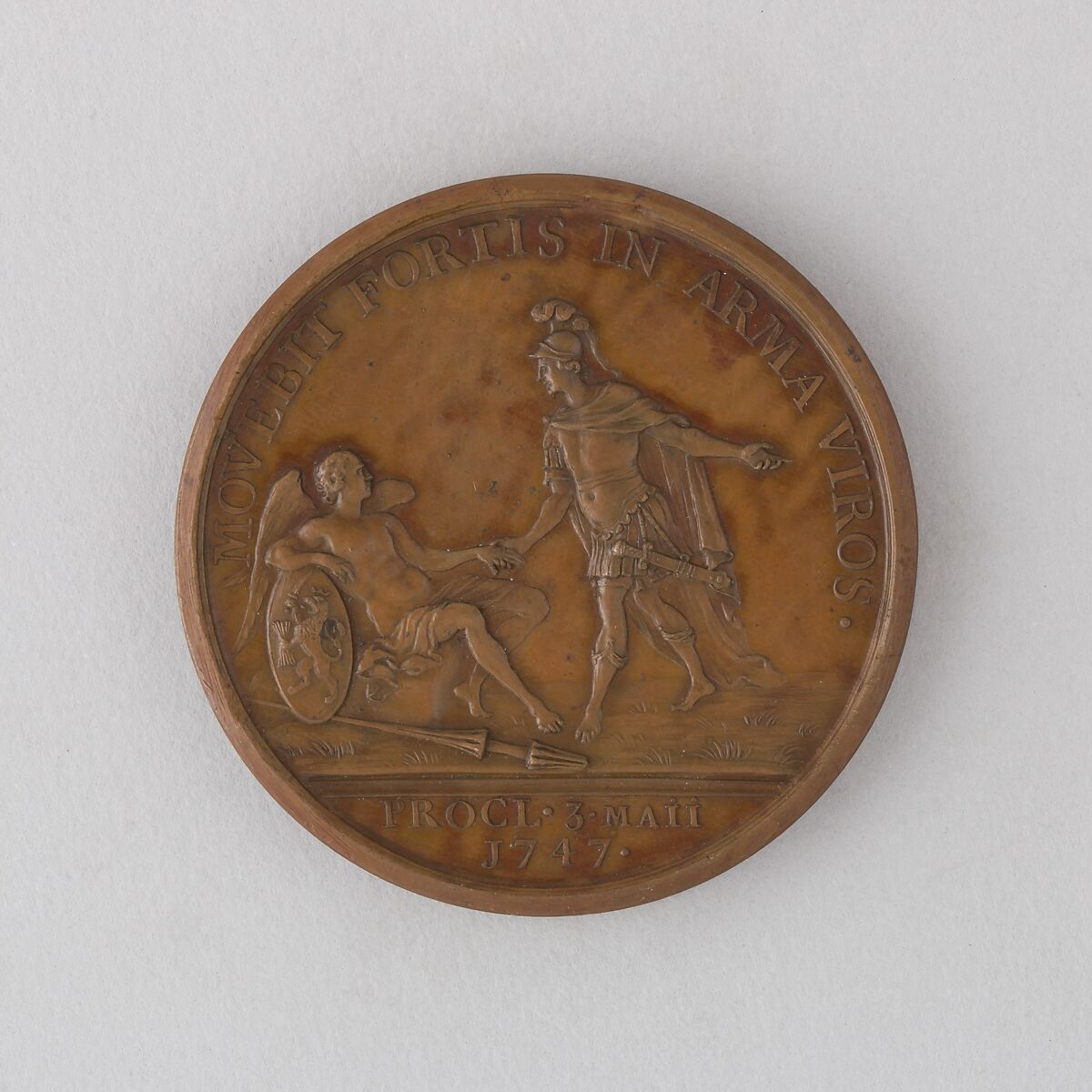 Medal Showing William IV, Prince of Orange, Bronze, Dutch