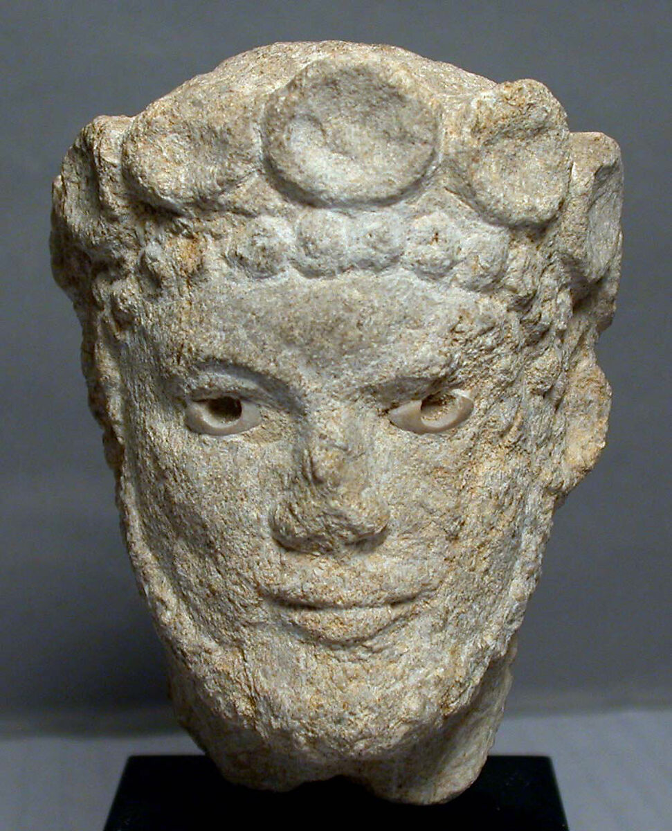 Limestone head of a bearded man | Cypriot | The Metropolitan Museum of Art