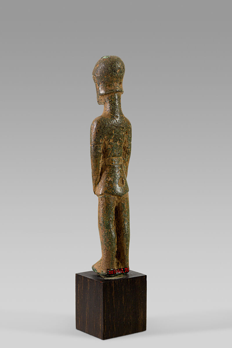 Bronze statuette of a warrior, Bronze, Iberian