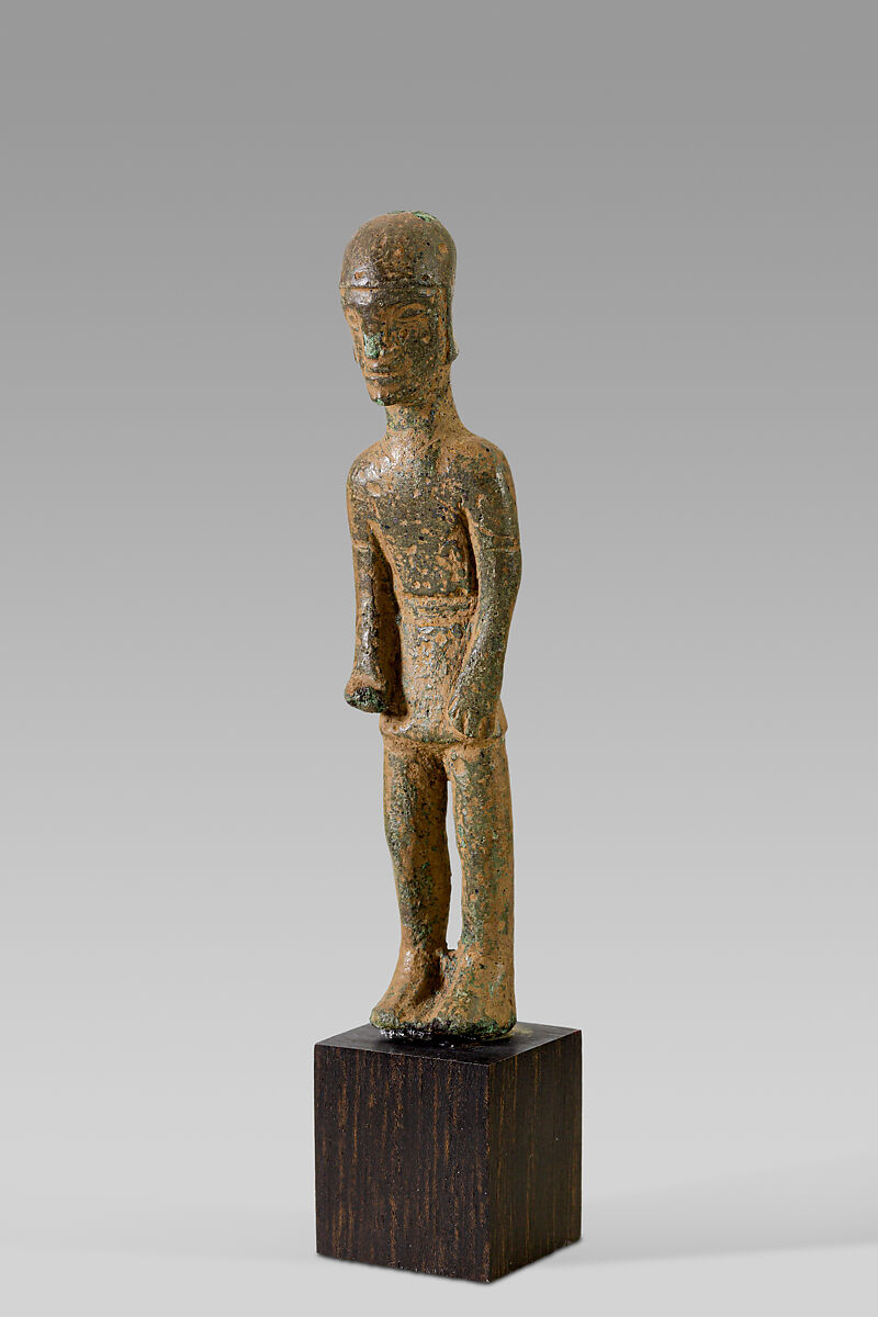 Bronze statuette of a warrior, Bronze, Iberian