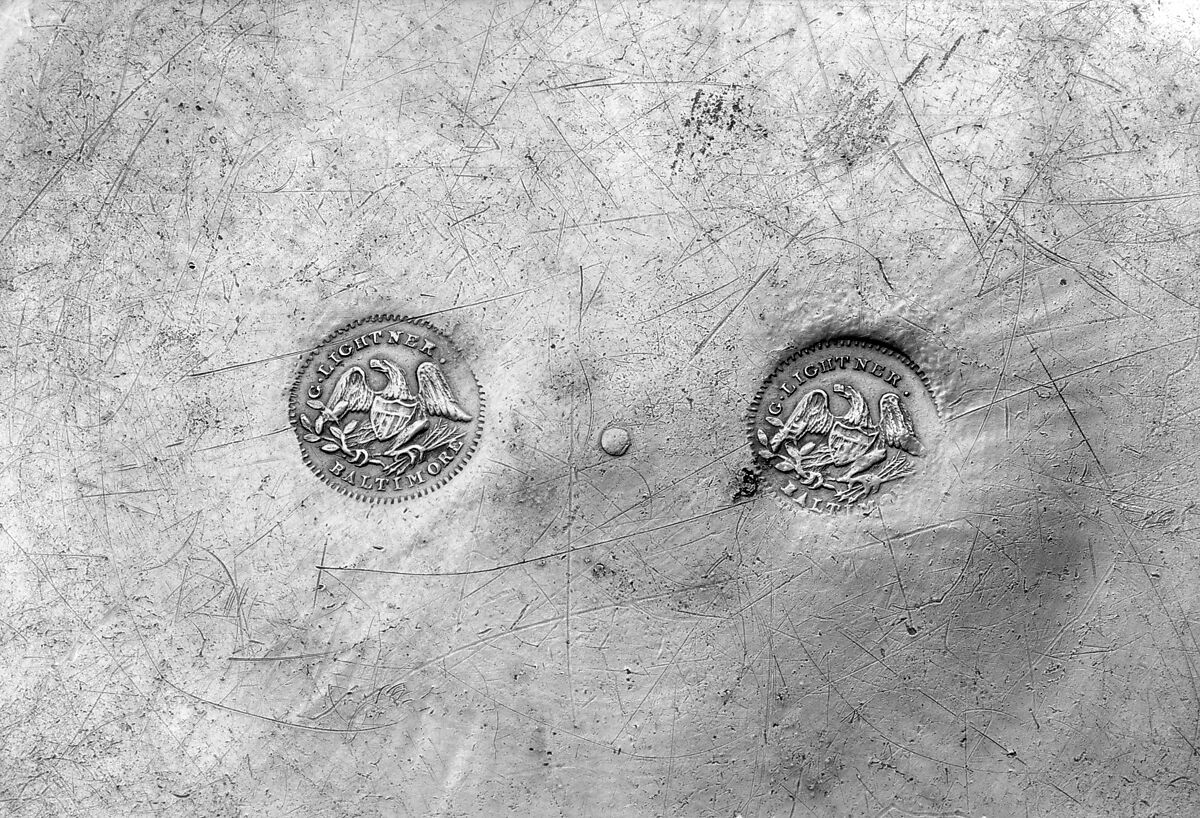 Dish, George Lightner (1749–1815), Pewter, American