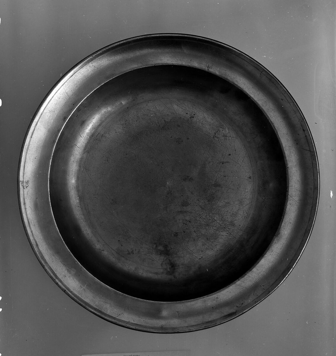 Dish, George Lightner (1749–1815), Pewter, American 