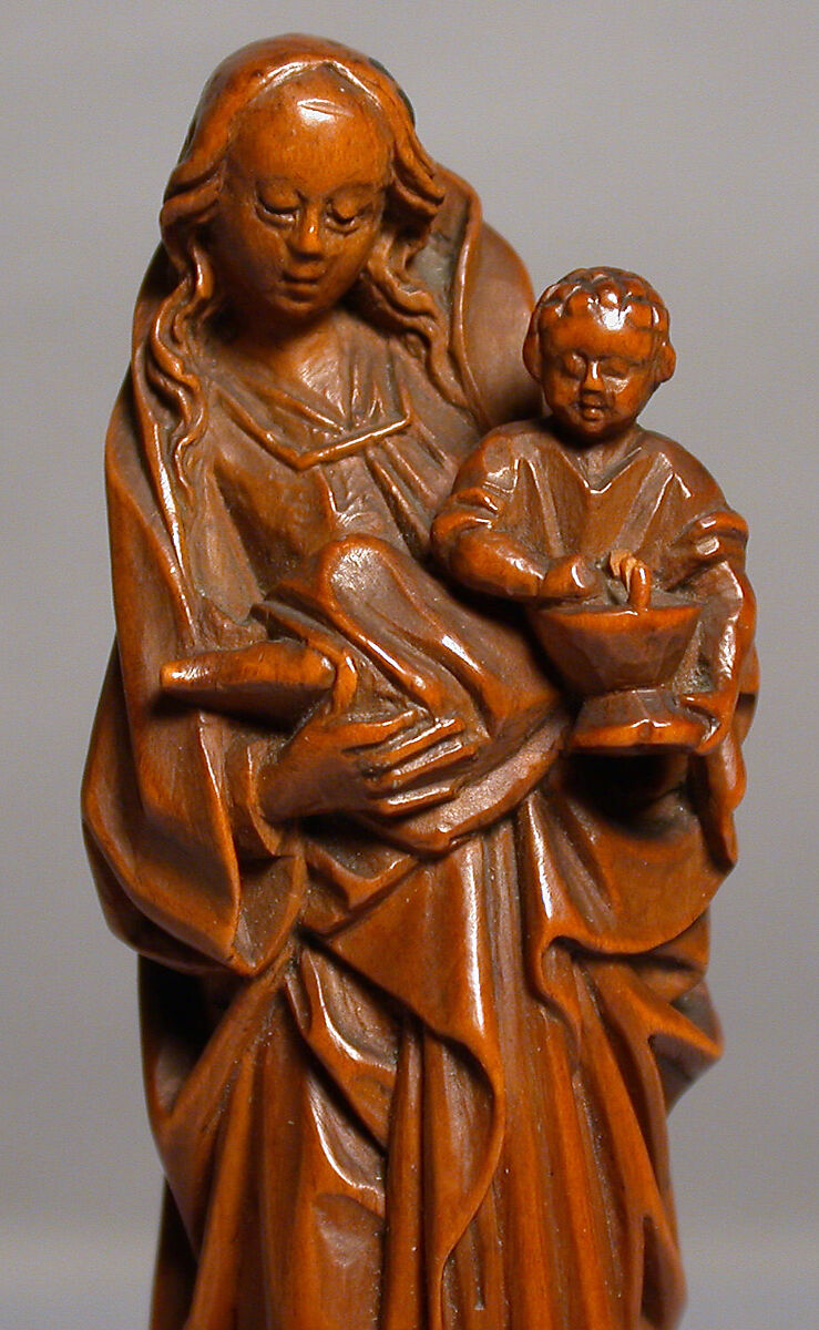 Statuette of the Virgin and Child, Boxwood, Franco-Netherlandish