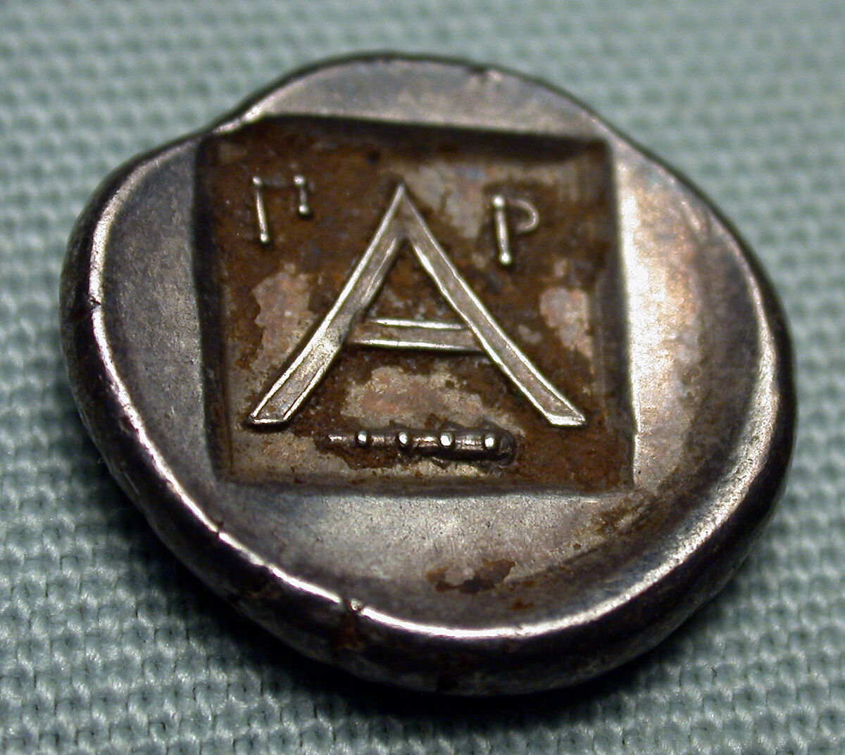 Silver triobol, Silver, Greek, Argos