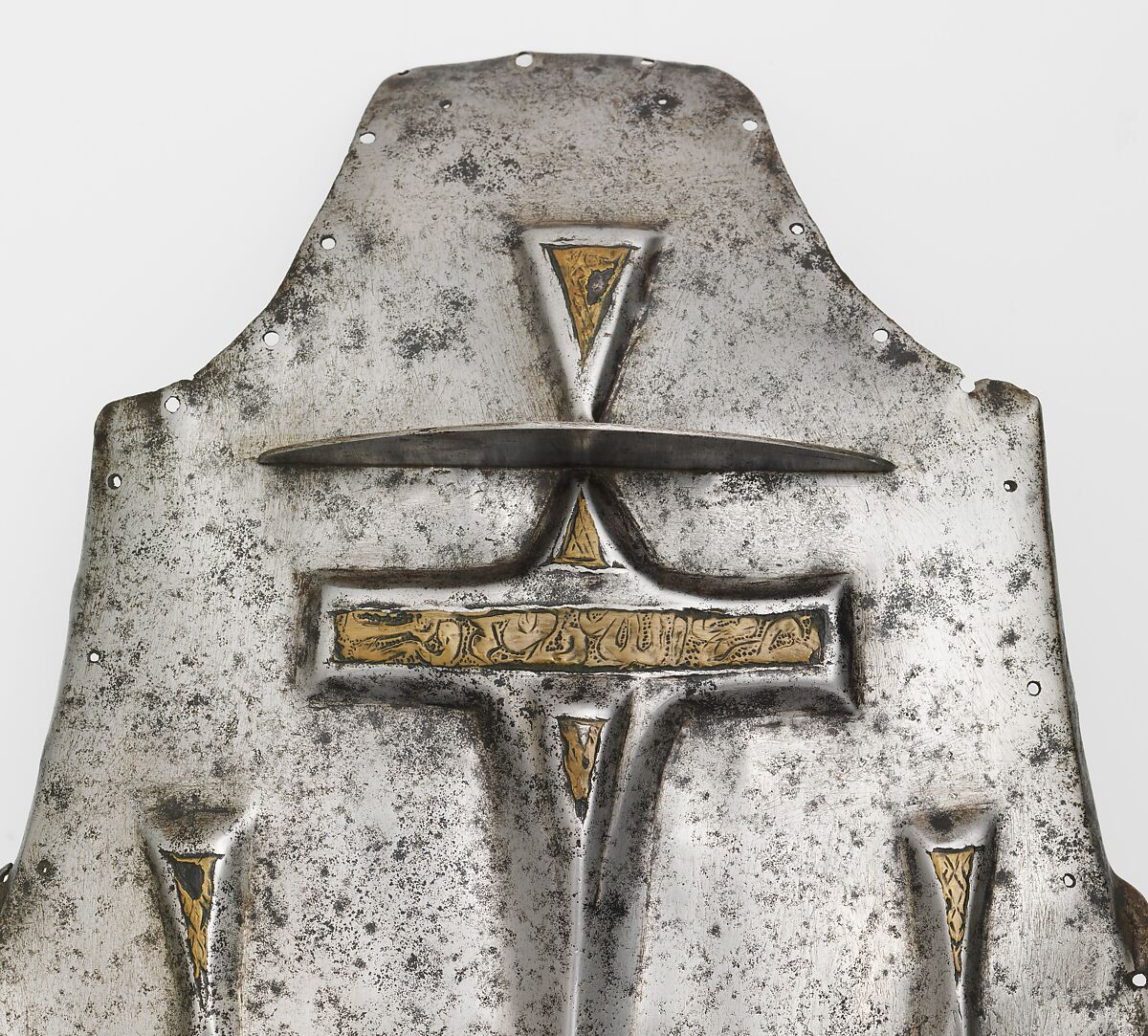 Shaffron (Horse's Head Defense), Steel, copper alloy, Turkish