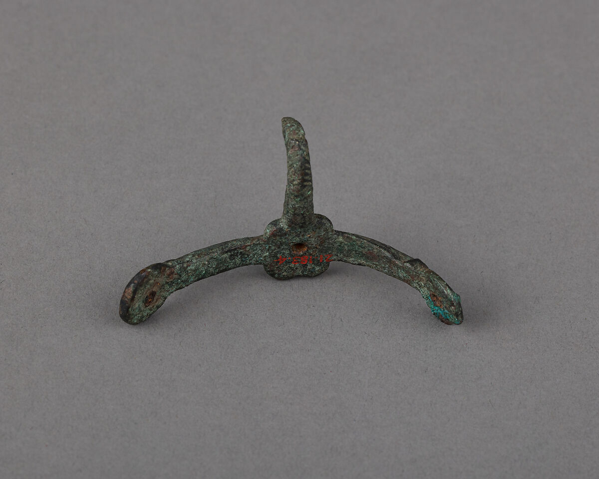 Prick Spur, Copper alloy, iron, Gallo-Roman or British-Roman