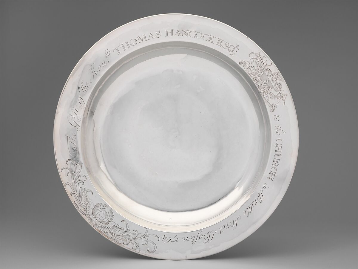 Communion Dish, Samuel Minott (1732–1803), Silver, American 