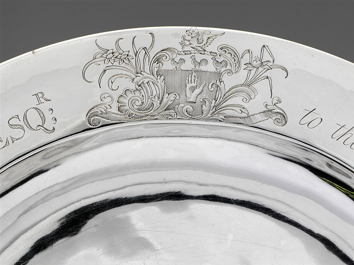 Communion Dish, Samuel Minott (1732–1803), Silver, American