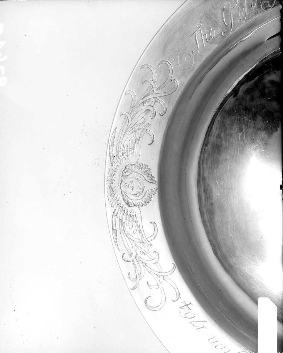 Communion Dish, Samuel Minott (1732–1803), Silver, American