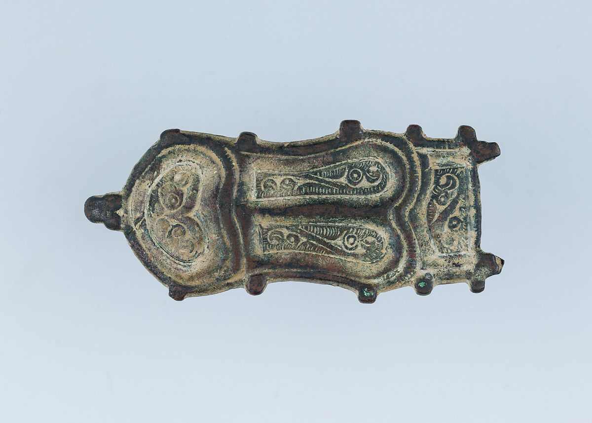 Buckle Shank, Copper alloy, Visigothic 