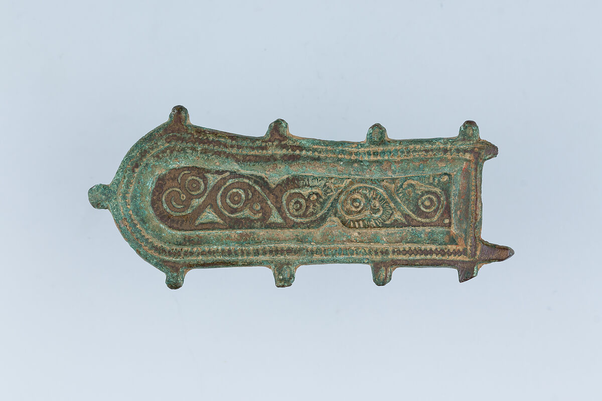 Buckle Shank, Copper alloy, Visigothic 