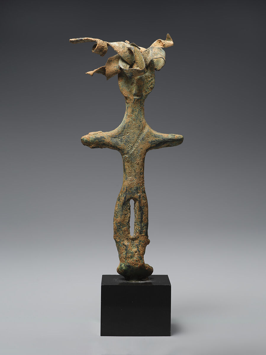 Standing figure, Copper alloy
