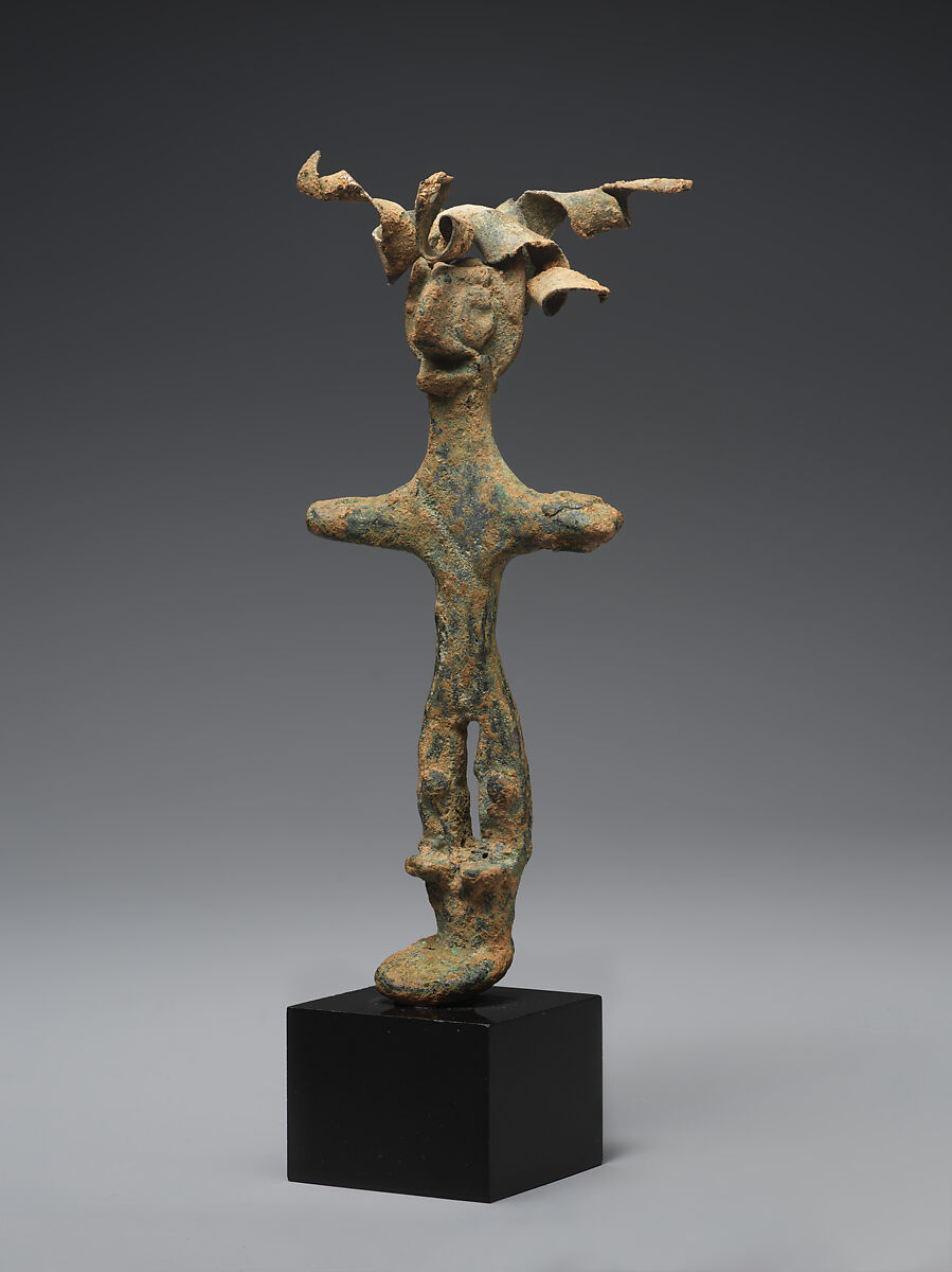 Standing figure, Copper alloy