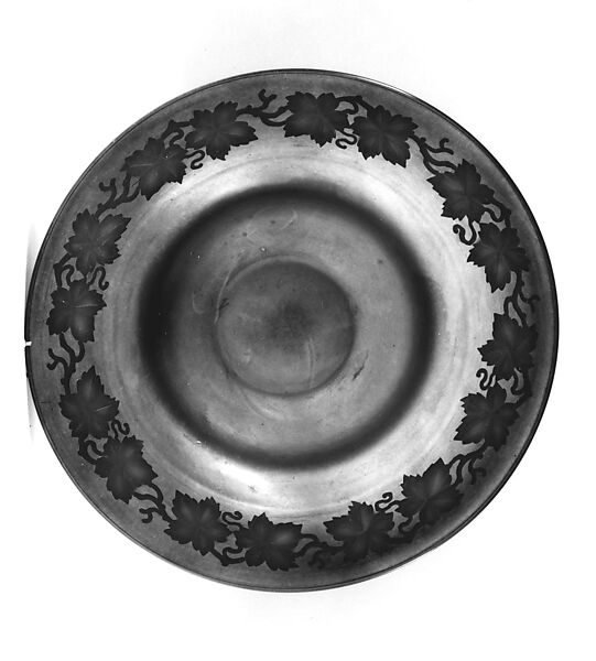 Dish, Designed by Louis C. Tiffany (American, New York 1848–1933 New York), Glass, American 