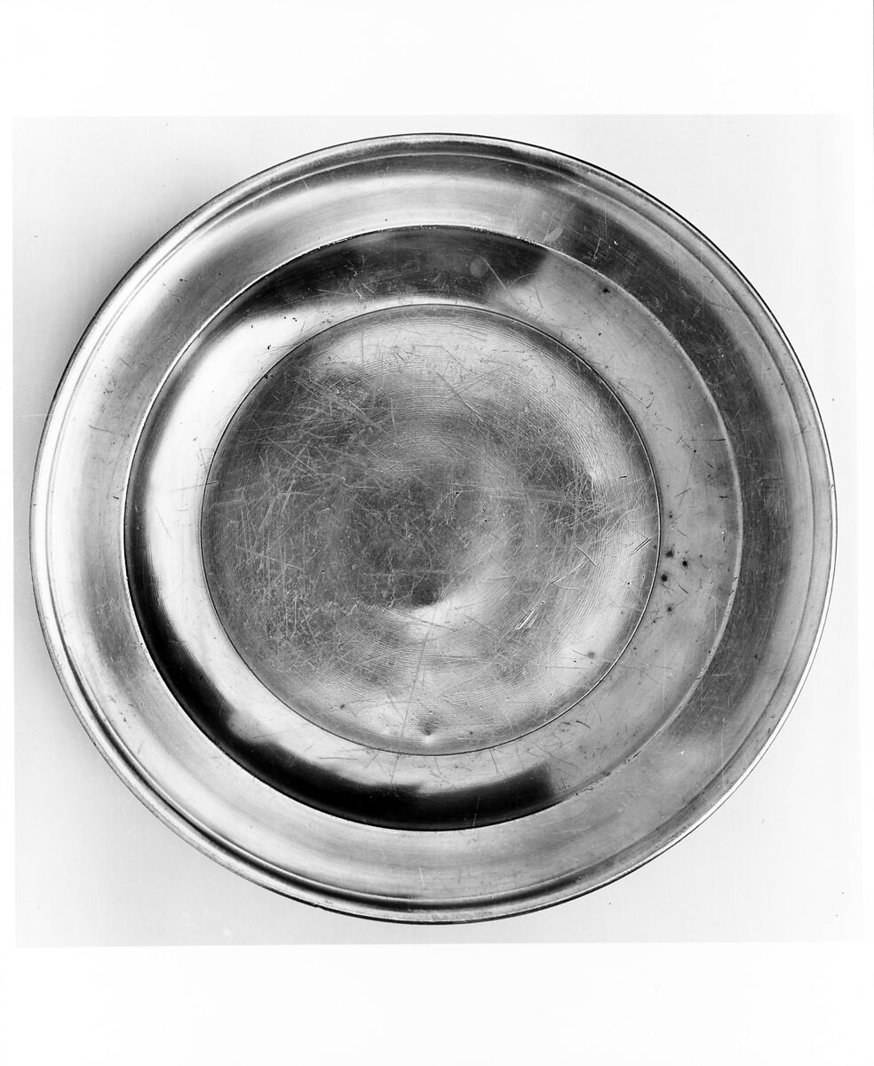 Dish, William Will (1742–1798), Pewter, American 