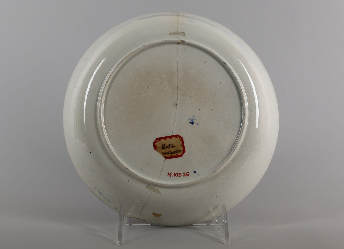 Dish, Enoch Wood &amp; Sons (British, active Burslem, 1818–46), Earthenware, transfer-printed, British (American market)