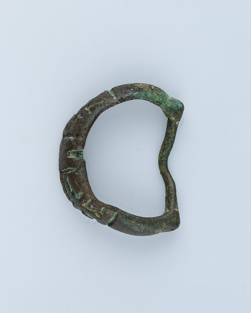 Buckle, Bronze, patina, Ibero-Roman 