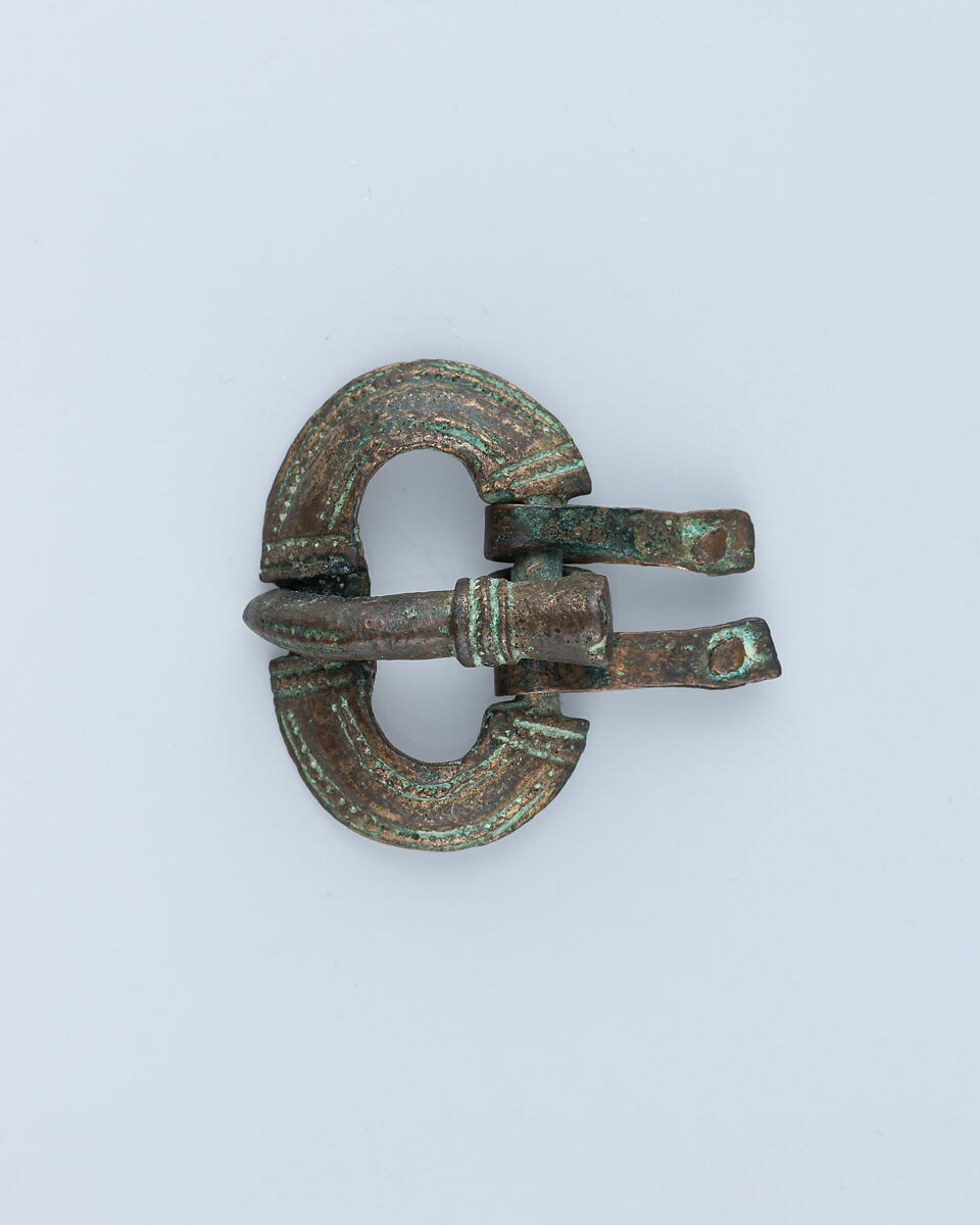 Buckle, Bronze, gilt, Visigothic 