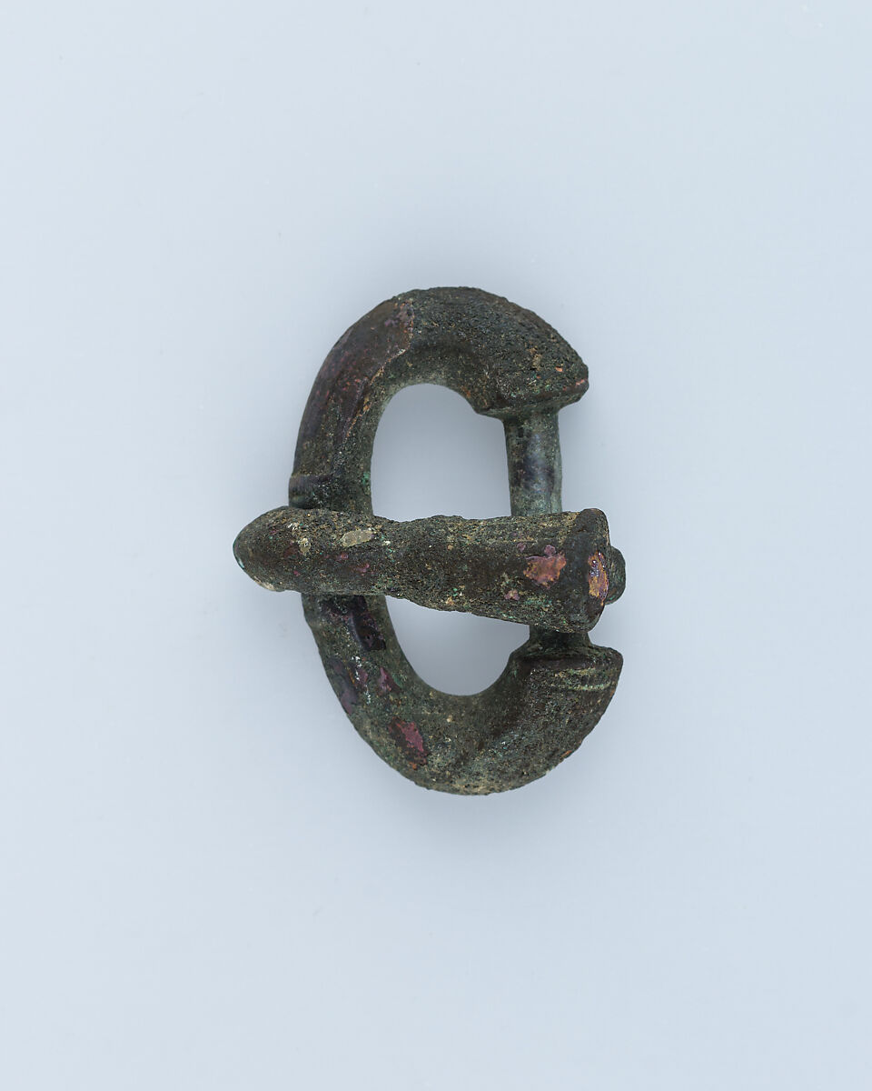 Buckle, Bronze, patina, Ibero-Roman or Visigothic 