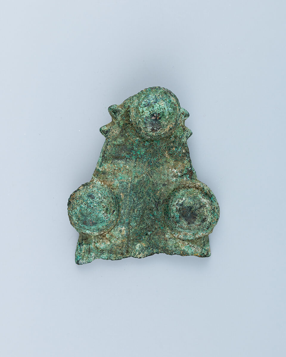 Part of a Buckle Shank, Bronze, Merovingian 