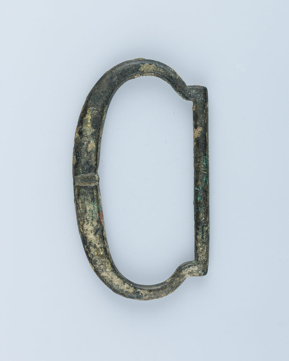 Buckle, Copper alloy, traces of iron, Visigothic