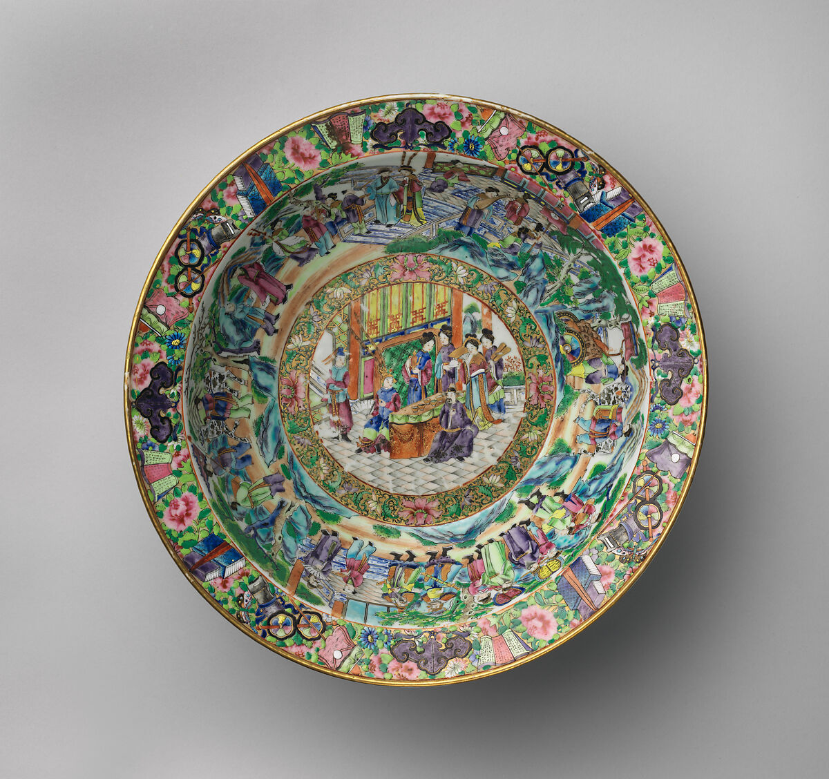 Basin, Porcelain, Chinese 