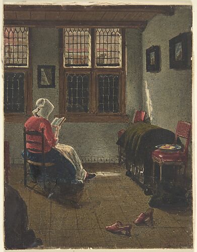 A Woman Reading, after Pieter Janssens Elinga