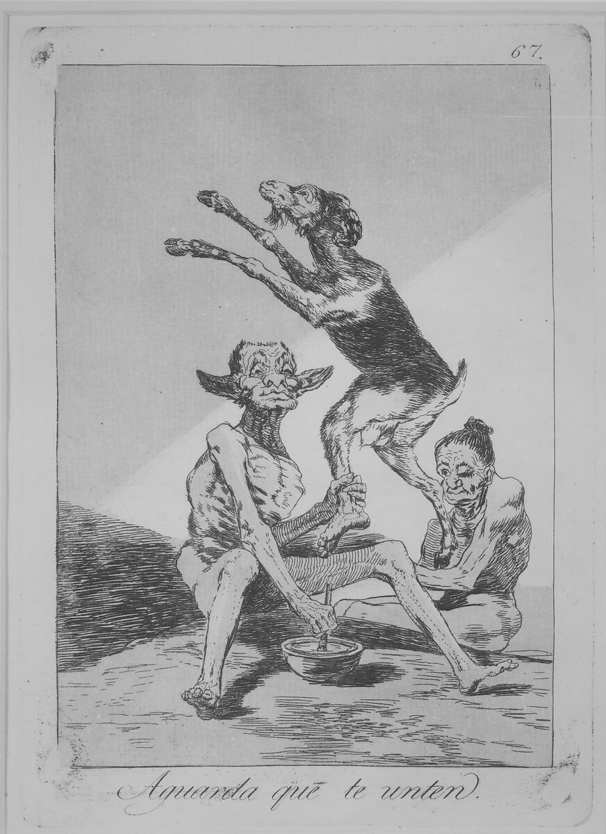 The Caprices (Los Caprichos), plates 1-80, Goya (Francisco de Goya y Lucientes)  Spanish, Etching, aquatint, drypoint, and burin