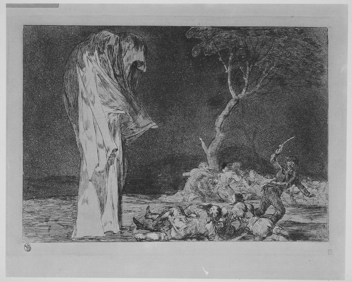 'Folly of Fear' from the 'Disparates' (Follies / Irrationalities), Goya (Francisco de Goya y Lucientes) (Spanish, Fuendetodos 1746–1828 Bordeaux), Etching, burnished aquatint, drypoint