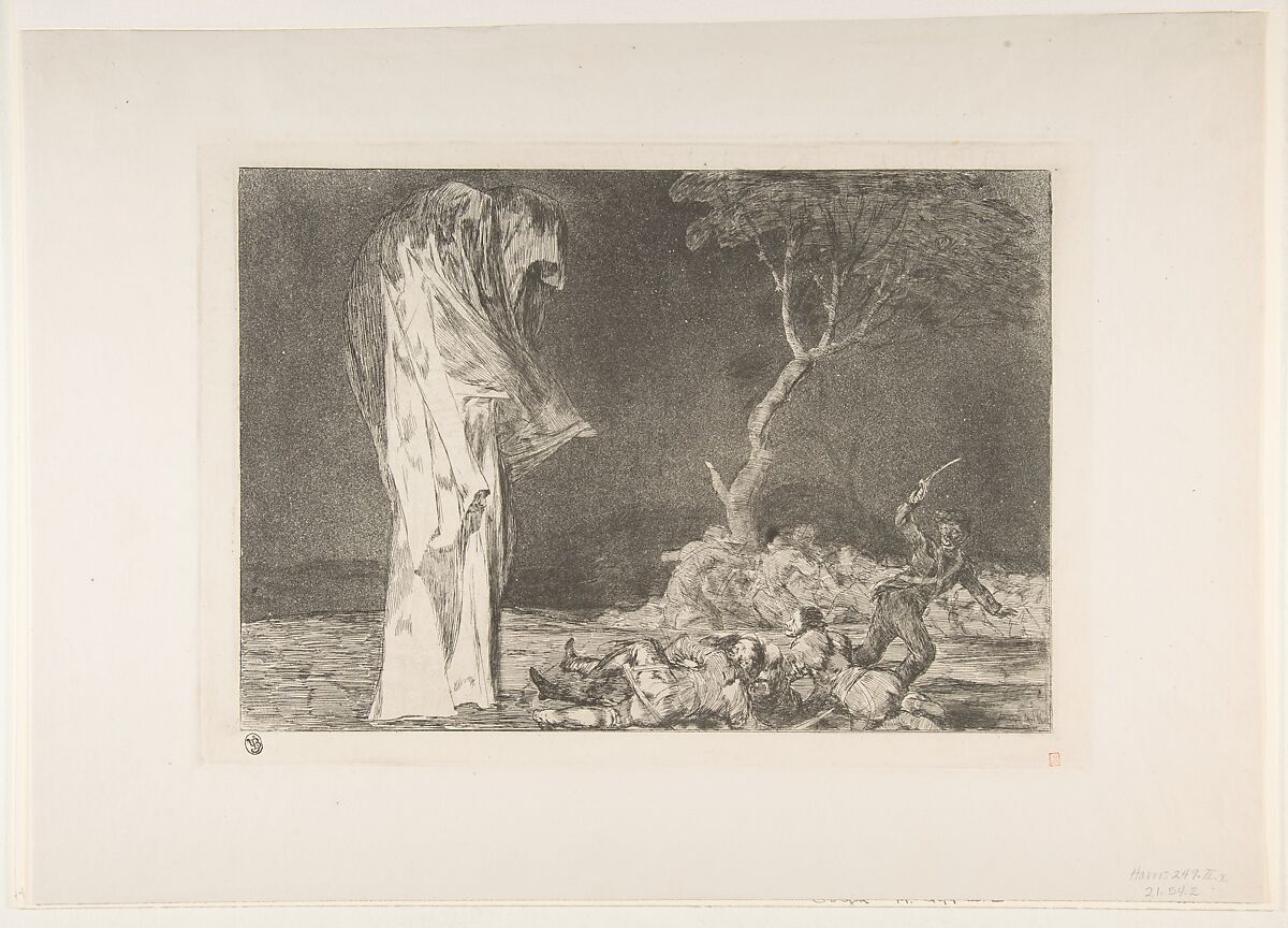 'Folly of Fear' from the 'Disparates' (Follies / Irrationalities), Goya (Francisco de Goya y Lucientes) (Spanish, Fuendetodos 1746–1828 Bordeaux), Etching, burnished aquatint, drypoint 