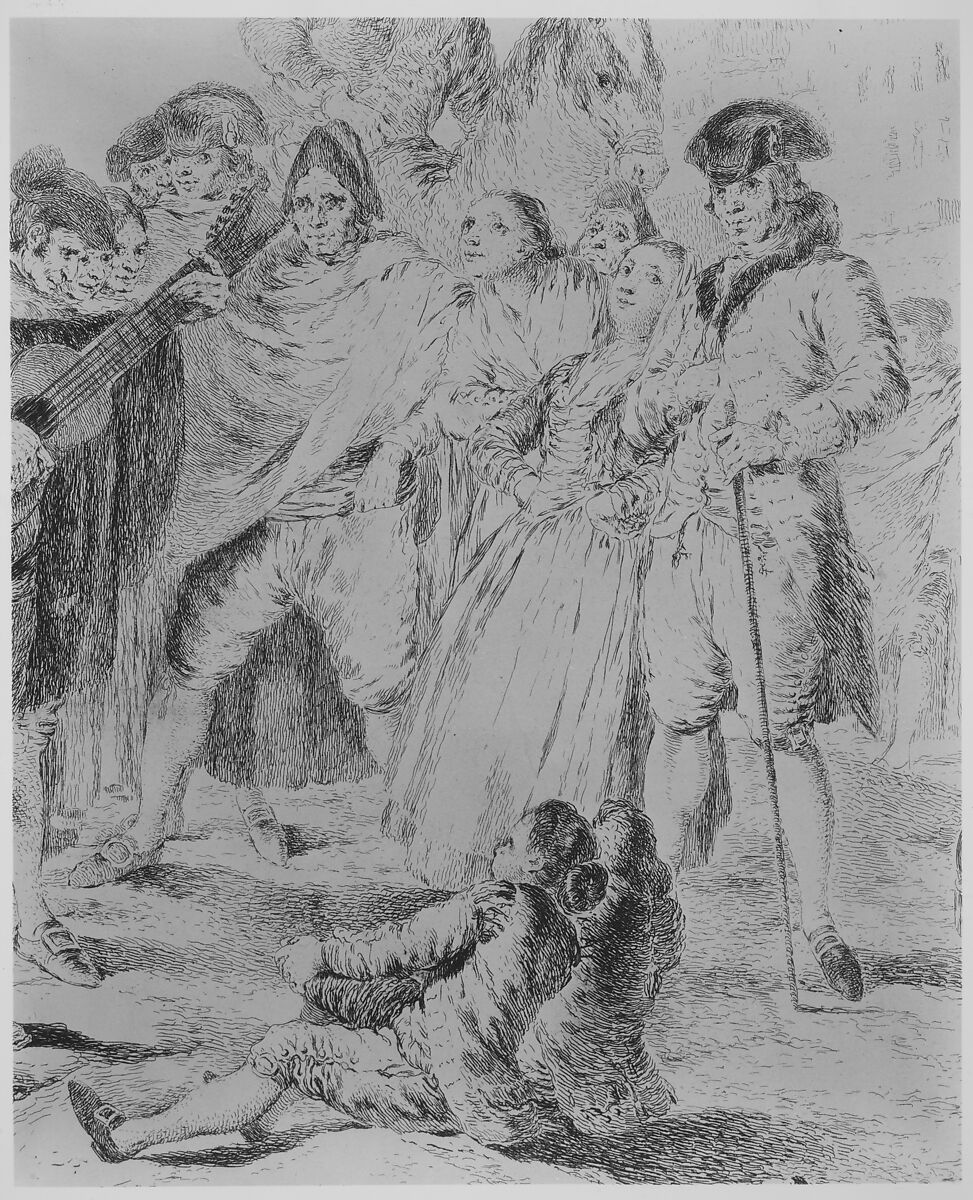 Blind Guitarist, Goya (Francisco de Goya y Lucientes) (Spanish, Fuendetodos 1746–1828 Bordeaux), Etching