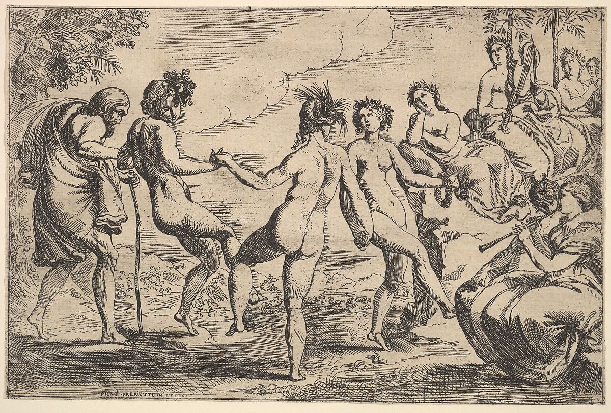 Orpheus, Pierre Brebiette (French, Mantes-sur-Seine ca. 1598–1642 Paris), Etching 